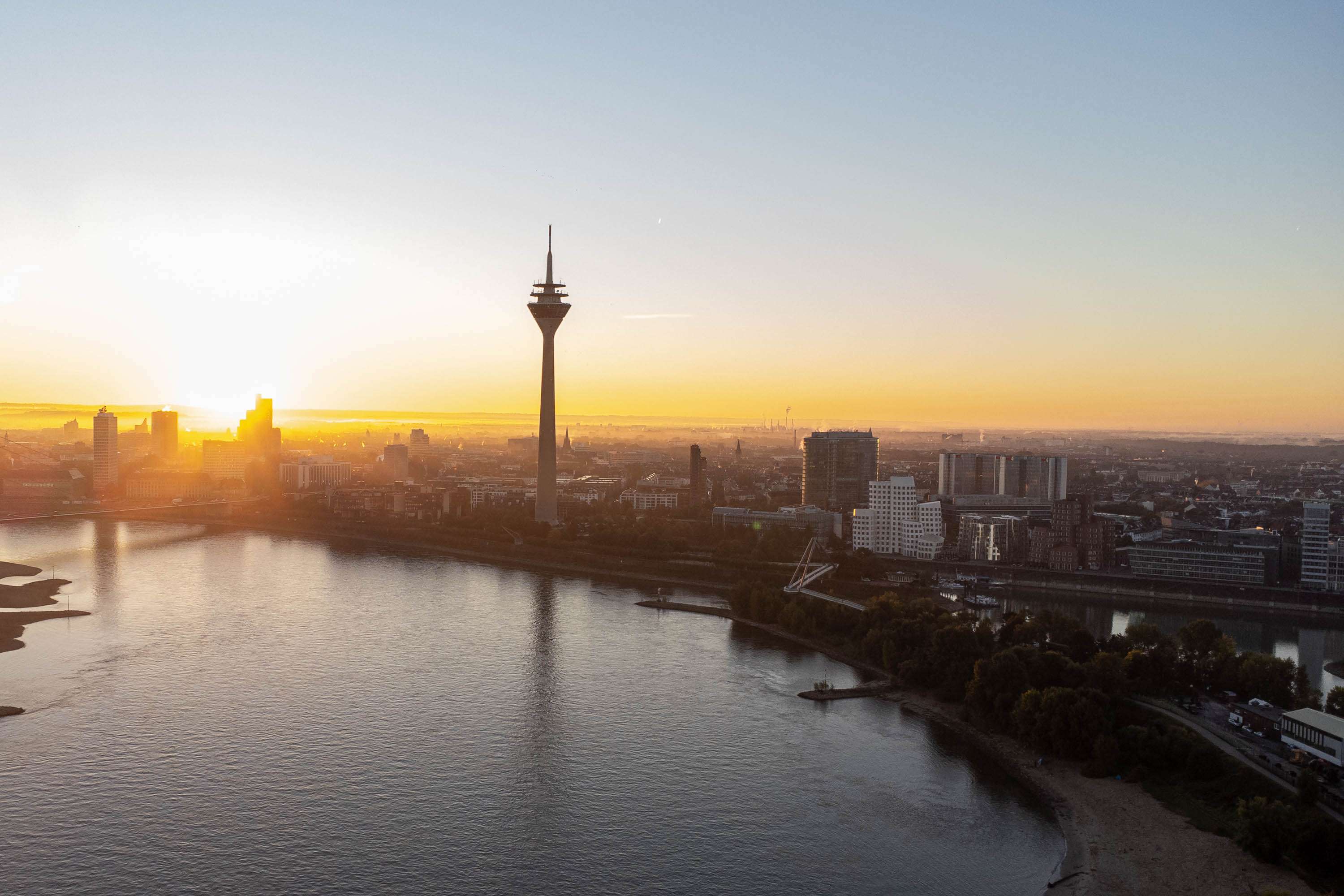 Drohnenfoto Medienhafen Düsseldorf-1 Architekturjournal