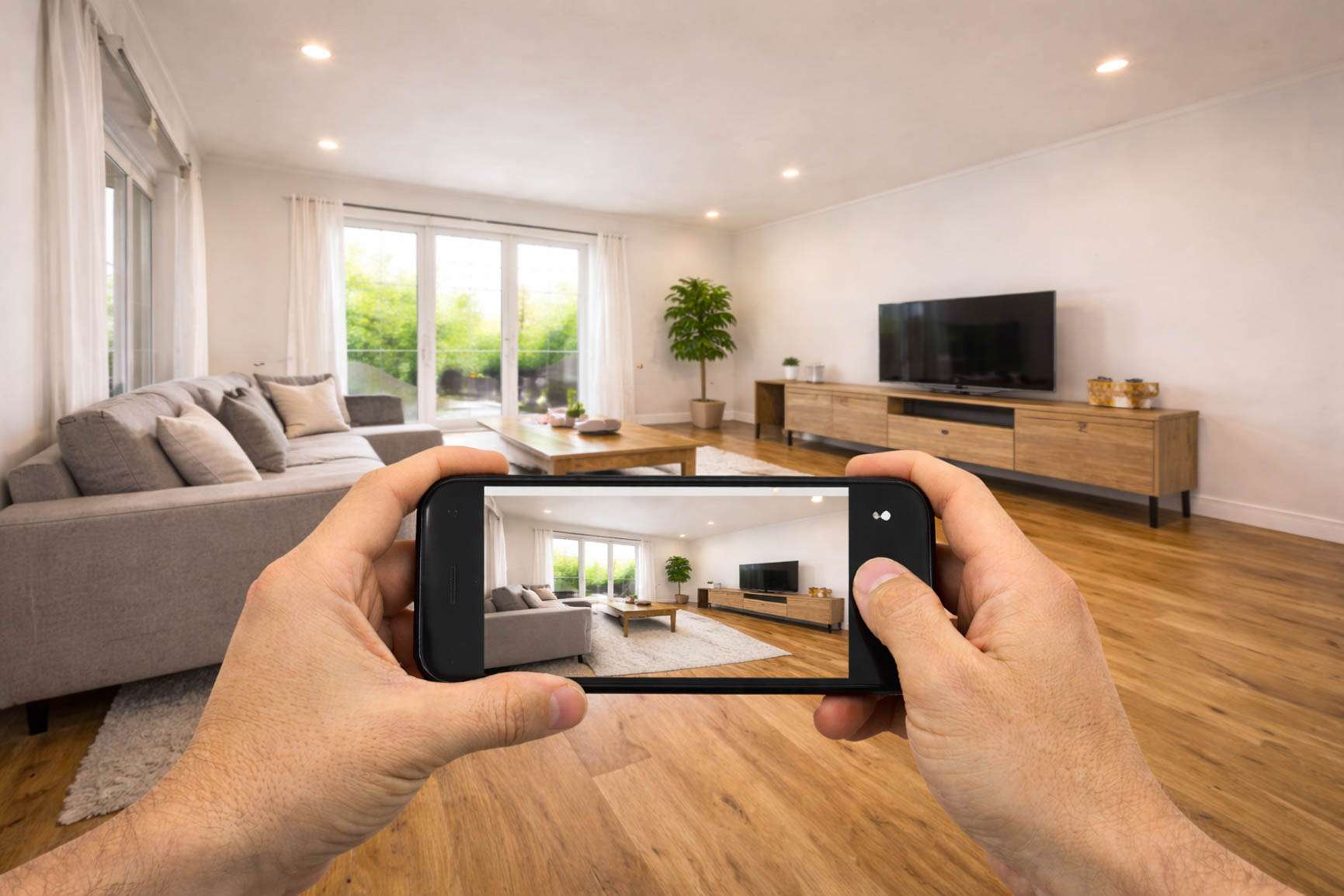 Immobilienfotos mit dem Handy, Ecke Handybilder aus der Ecke schießen, für die besten Immobilienfotos